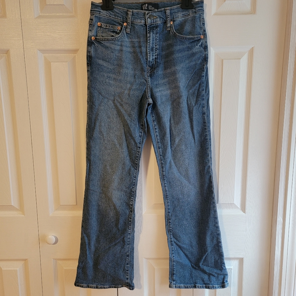 Gap high rise vintage flare jeans